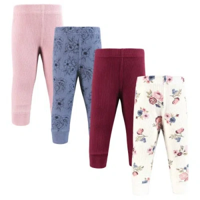 Hudson Baby Thermal Tapered Ankle Pants 4pk In Blue