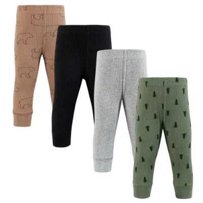 Hudson Baby Insulated Slim-leg Pants 4-piece Warmth Bundle In Multi