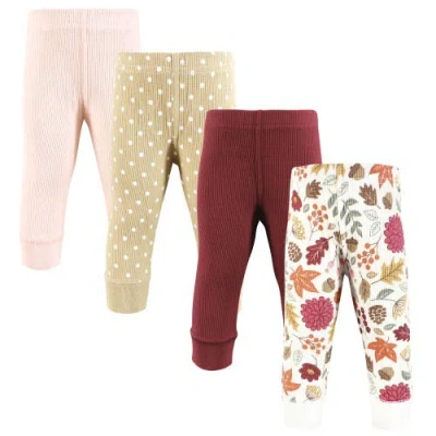 Hudson Baby Thermal Tapered Ankle Pants 4pk In Multi