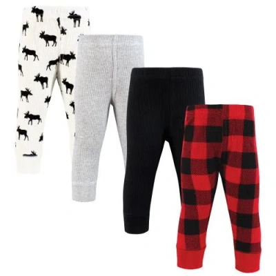 Hudson Baby Insulated Slim-leg Pants 4-piece Warmth Bundle In Multi