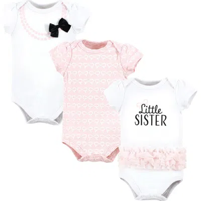 Hudson Baby Three-piece Set Of Cotton Bodysuits In Multi