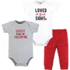 Hudson Baby Two Bodysuits & Matching Pants Apparel Set In Gray