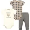 Hudson Baby Two Bodysuits & Matching Pants Apparel Set In Multi