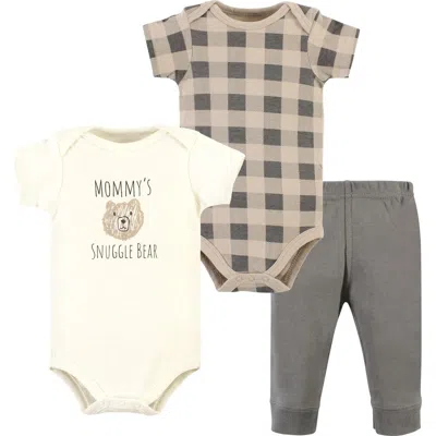 Hudson Baby Two Bodysuits & Matching Trousers Apparel Set In Multi