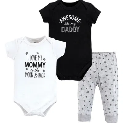 Hudson Baby Kids'  Two Bodysuits & Matching Pants Apparel Set In Multi