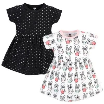 Hudson Baby Kids'  Two Pack Baby Dress Set In Blue