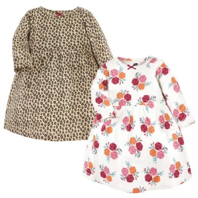 Hudson Baby Two Pack Of Long-sleeve Dress In Animal Print