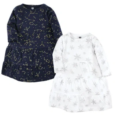 Hudson Baby Two Pack Of Long-sleeve Dress In Black