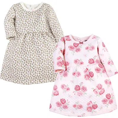 Hudson Baby Kids'  Two-piece Set Of Long-sleeve Dresses In Multi