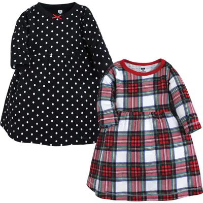 Hudson Baby Kids'  Two-piece Set Of Long-sleeve Dresses In Multi
