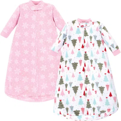 Hudson Baby Warm Fleece Sleep Bag With Arm Coverage In Multi