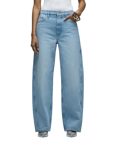 Hudson Bailey High Rise Barrel Leg Jeans In Fighter