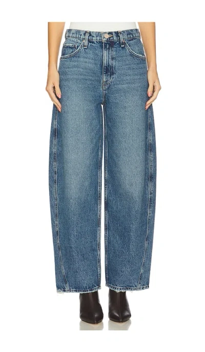 Hudson Bailey Relaxed Barrel Jeans In Blue