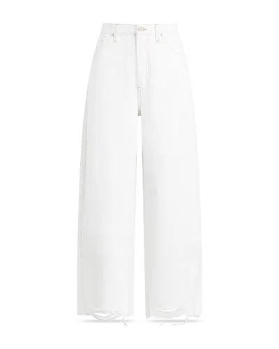HUDSON BAILEY RELAXED BARREL JEANS IN WHITE