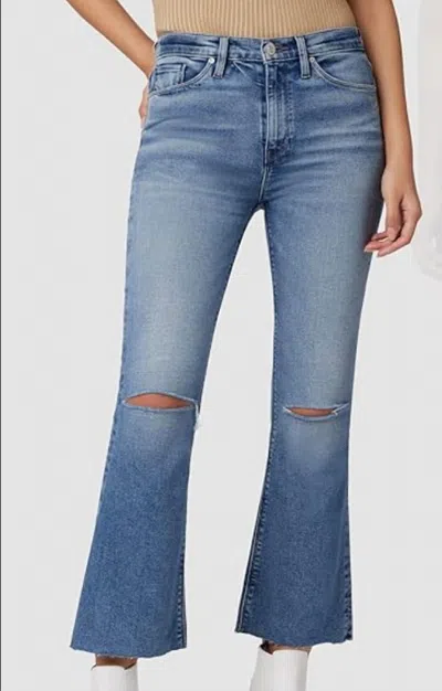 Hudson Barbara High Rise Bootcut Crop Jean In Steady In Blue