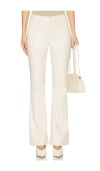 Hudson Barbara High Rise Bootcut Faux Leather Trouser In 古铜色印花