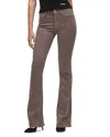 Hudson Barbara High Rise Bootcut Jeans In Iron Snake In Brown