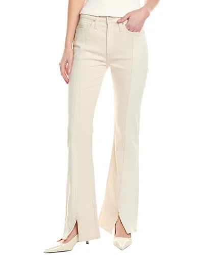 HUDSON BARBARA HIGH-RISE ECRU COLORBLOCK BOOTCUT JEAN
