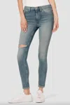 HUDSON BARBARA HIGH RISE SUPER SKINNY ANKLE JEANS IN OUR LOVE