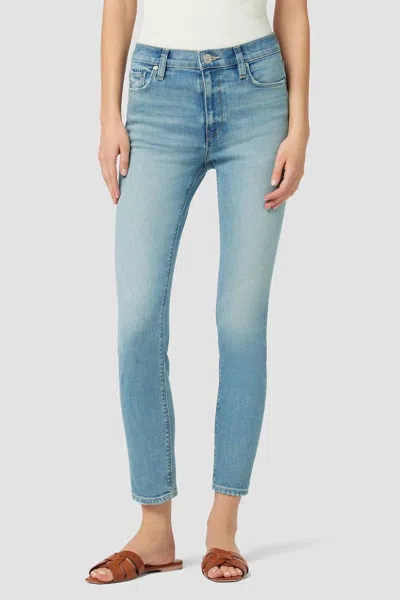 Hudson Barbara High Rise Super Skinny Ankle Jeans In Universal In Blue