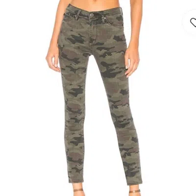 Hudson Barbara High Waist Super Skinny Ankle Jeans In Camo In Multi