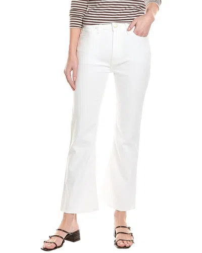Hudson Jeans Barbara High-waist White Bootcut Crop Jean In Gray