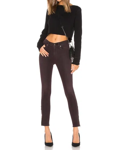 Hudson Barbara Hr Ank Jewel Side Zip In Wha4181dez In Purple