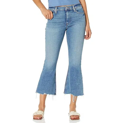 Hudson Barbara Womens Boo Denim High-waisted Pants In Blue