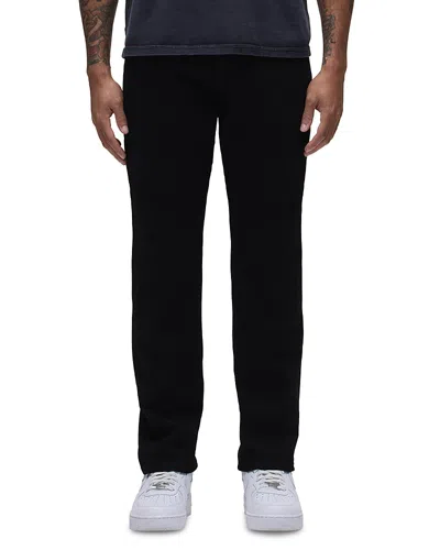 Hudson Blake Slim Straight Fit Jeans In Black