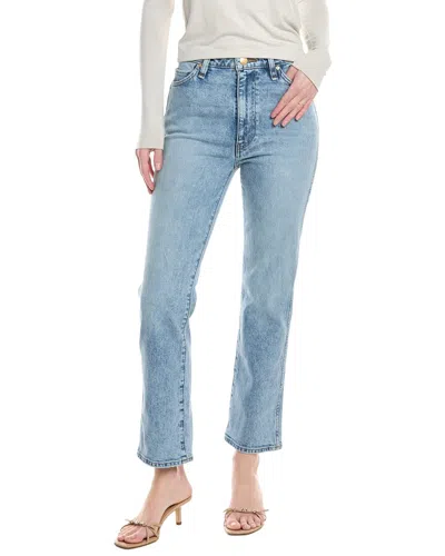 Hudson Breaux High-rise Envie Straight Ankle Jean In Blue