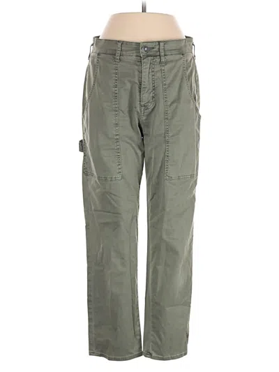 Pre-owned Hudson Cargo Pants In Green