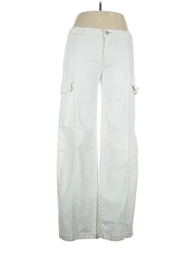 Pre-owned Hudson Cargo Pants In White