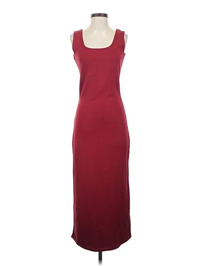 Pre-owned Hudson Casual Dress In Burgundy