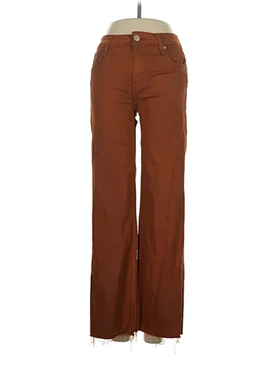 Pre-owned Hudson Casual Pants In Brown
