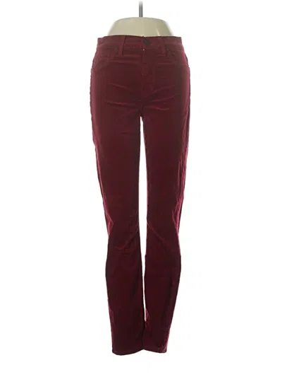 Pre-owned Hudson Casual Pants In Burgundy