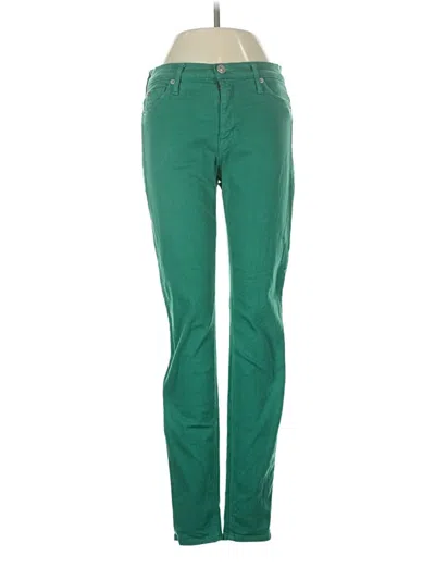Pre-owned Hudson Casual Pants In Green
