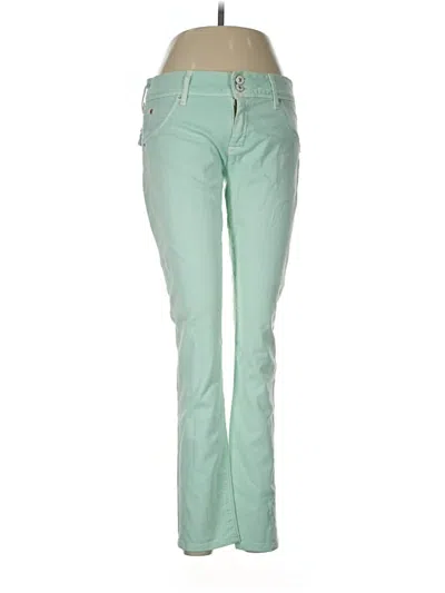 Pre-owned Hudson Casual Pants In Green