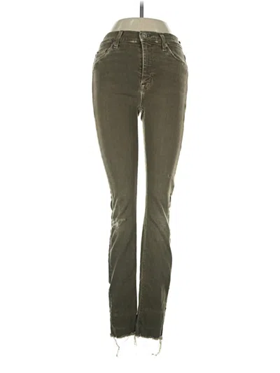 Pre-owned Hudson Casual Pants In Green