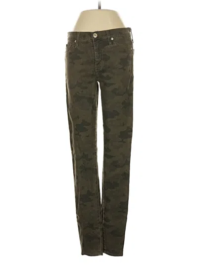 Pre-owned Hudson Casual Pants In Green