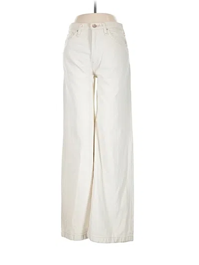 Pre-owned Hudson Casual Pants In Ivory