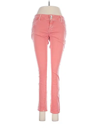 Pre-owned Hudson Casual Pants In Pink