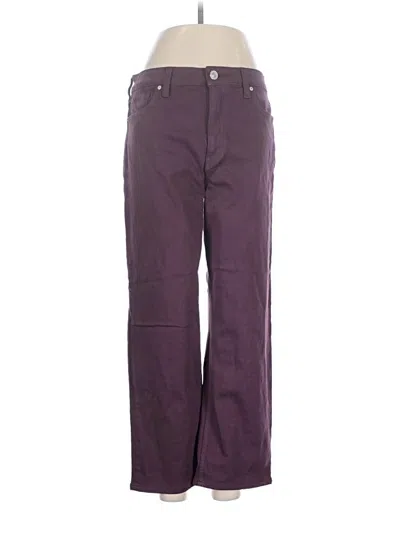 Pre-owned Hudson Casual Pants In Purple