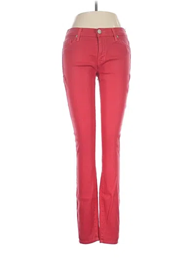 Pre-owned Hudson Casual Pants In Red