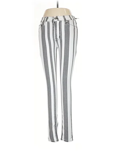Pre-owned Hudson Casual Pants In Silver