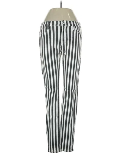 Pre-owned Hudson Casual Pants In Silver