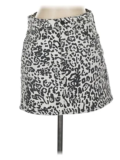 Pre-owned Hudson Casual Skirt In Gray