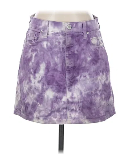 Pre-owned Hudson Casual Skirt In Purple