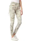 HUDSON COLLIN WOMENS HIGH RISE TIE-DYE SKINNY JEANS