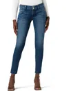 HUDSON COLLIN WOMENS MID-RISE ANKLE SKINNY JEANS