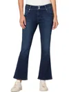 HUDSON COLLIN WOMENS MID-RISE CROPPED BOOTCUT JEANS